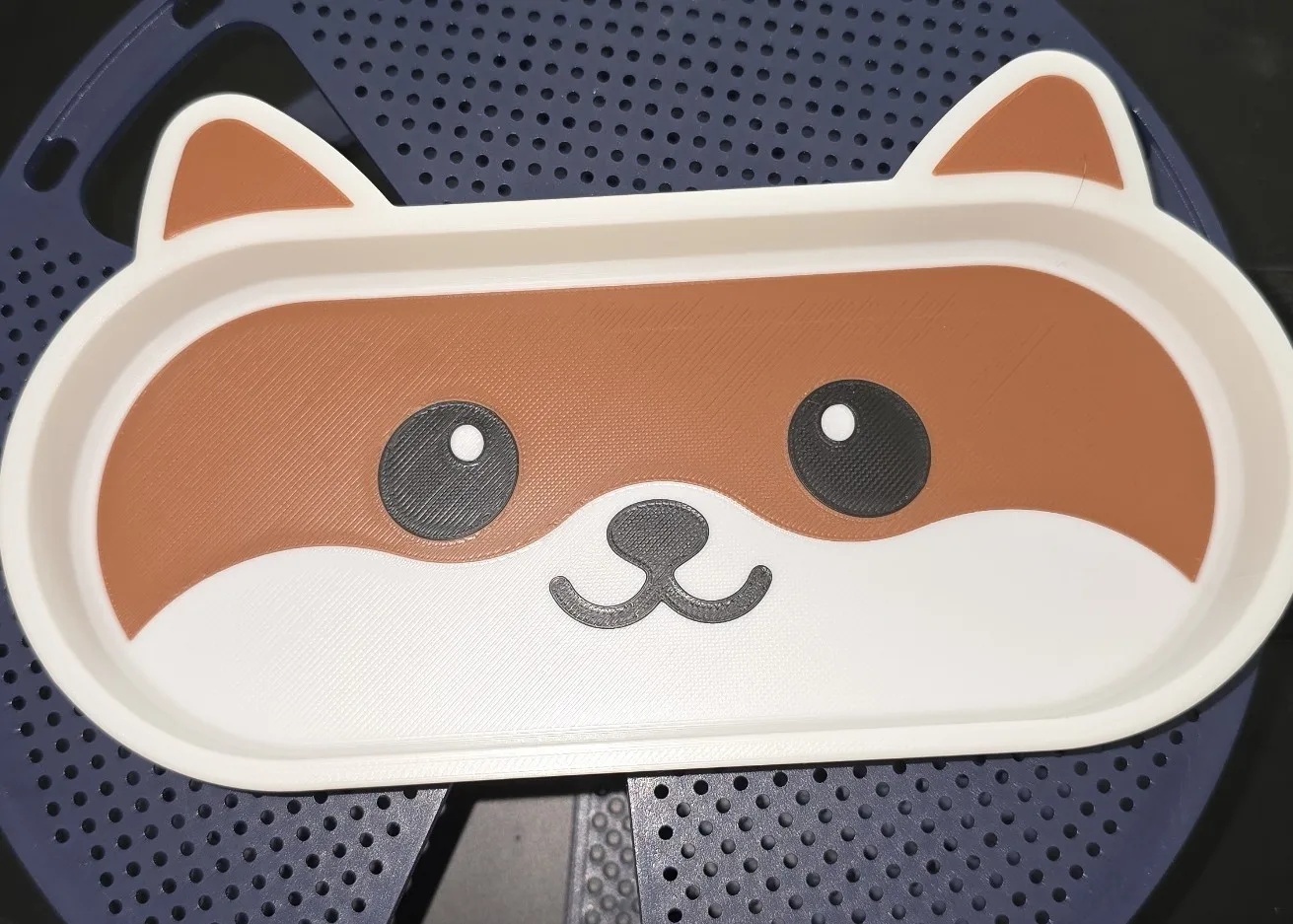 Portaocchiali Shiba Inu Marrone